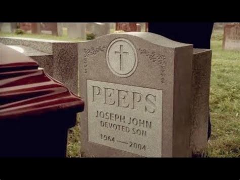 joe peeps sopranos|joey peeps headstone.